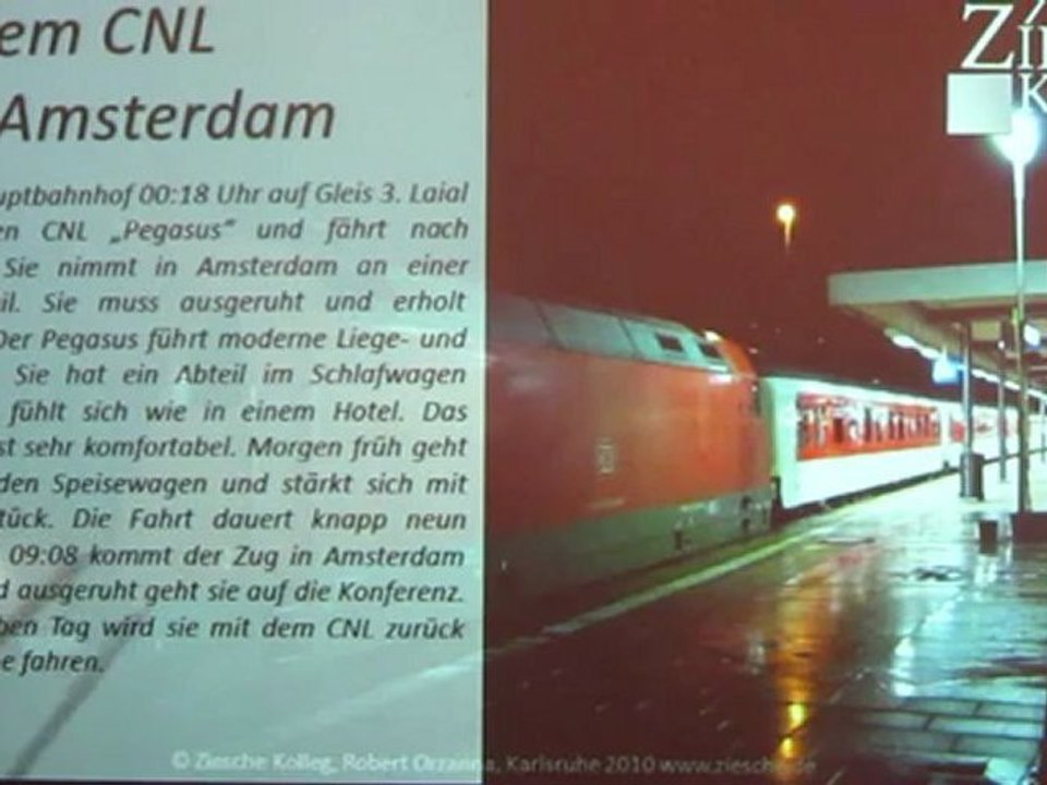 A1 Lesetext A1 Mit dem Nachtzug nach Amsterdam