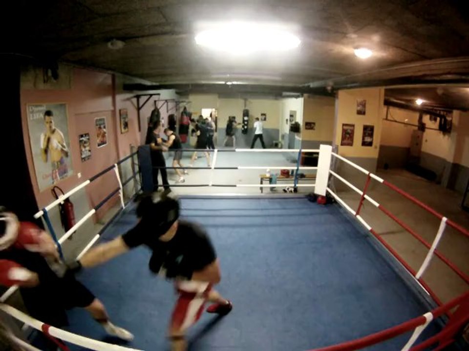 Sparring Mehdi et Nico 2 premiers Rounds