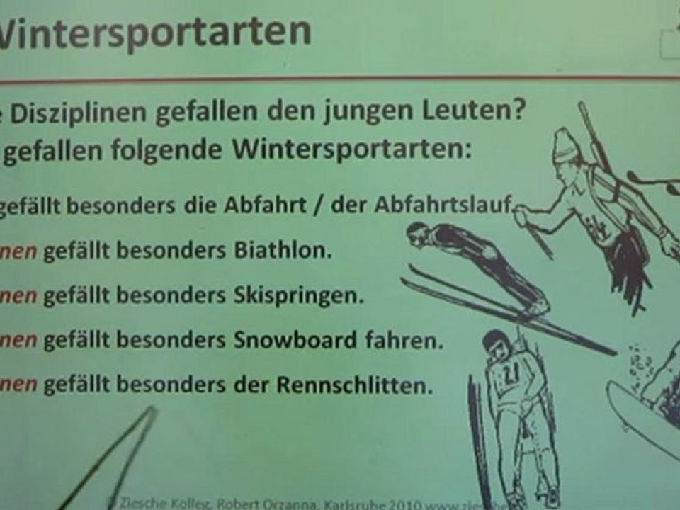 A1 Kap02 Personalpronomen im Dativ Wintersport