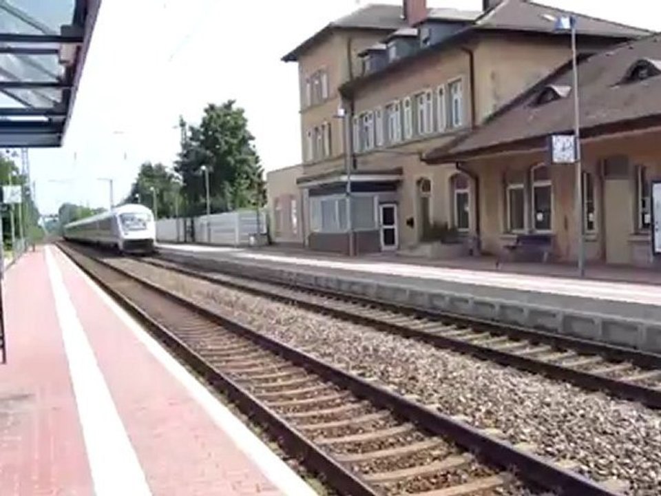 IC Durchfahrt Weingarten Bf nach München