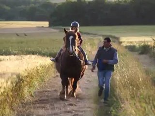 jade et uria en selle