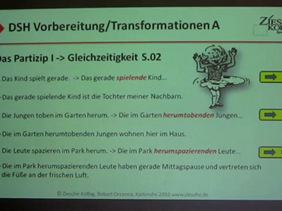 DSH Vorbereitung Kap.21 Partizip I A-01-05