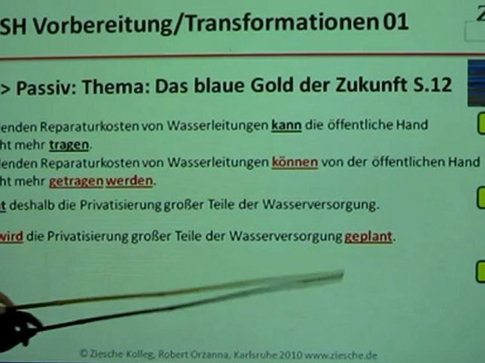 DSH Grammatik Transformationen Kap16-01 S.12