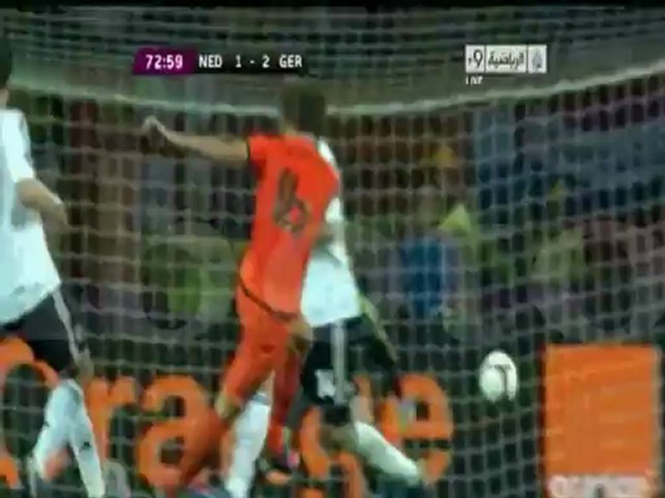 الهدف الاول لهولندا امام المانيا