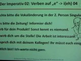 Deutsch lernen A1 Der Imperativ 02 starke Verben auf 