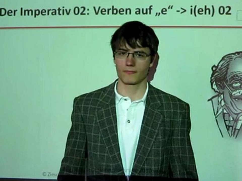 Deutsch lernen a1 der imperativ 02 starke verben auf "e" 02