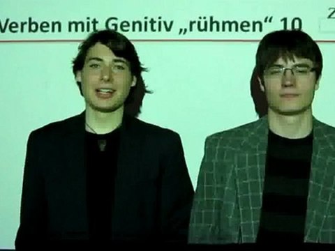 Deutsch lernen A2 Verben mit Genitiv: sich rühmen