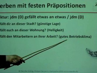 Deutsch lernen A2 gefallen an + D