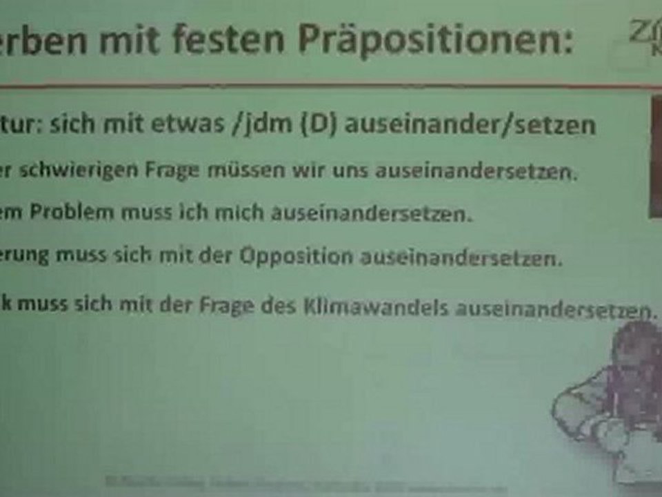 Deutsch lernen A2 Kap07 s.auseinandersetzen mit + D