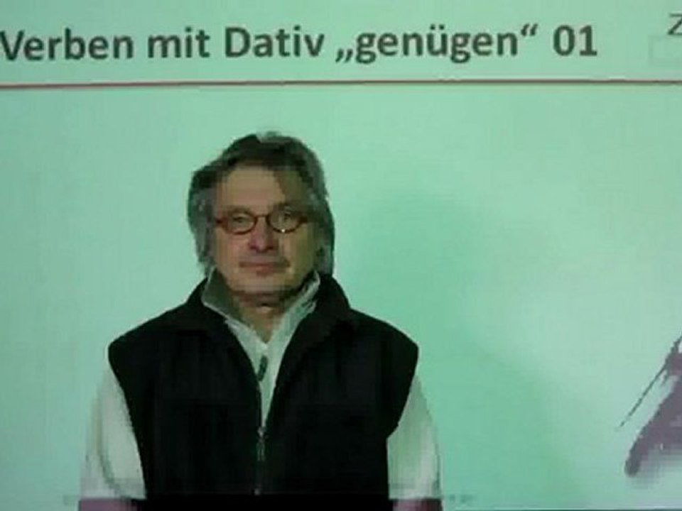 Deutsch lernen A1 'genügen'