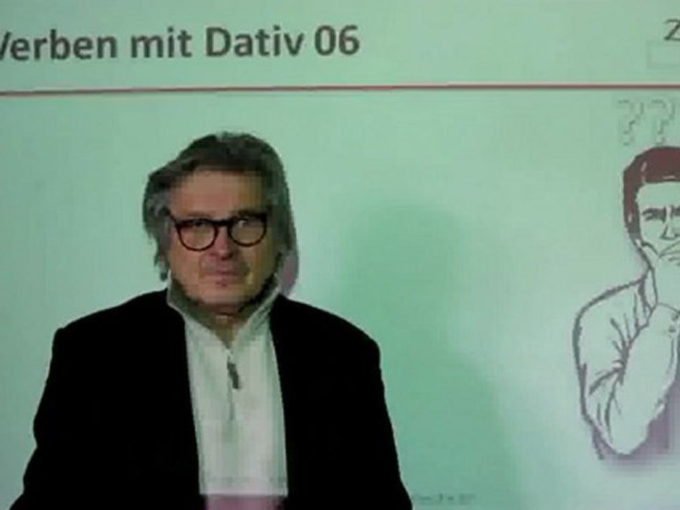 Deutsch lernen A1 Verben mit Dativ "einfallen"