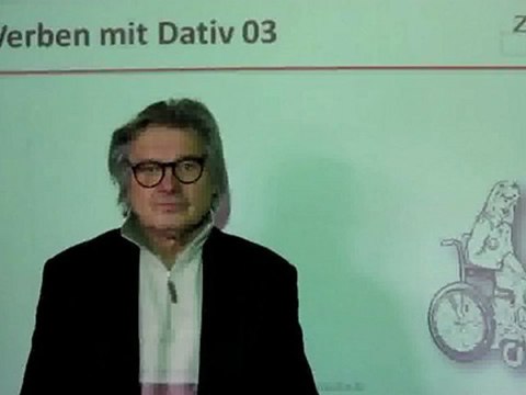 Deutsch lernen A1 Verben mit Dativ beistehen