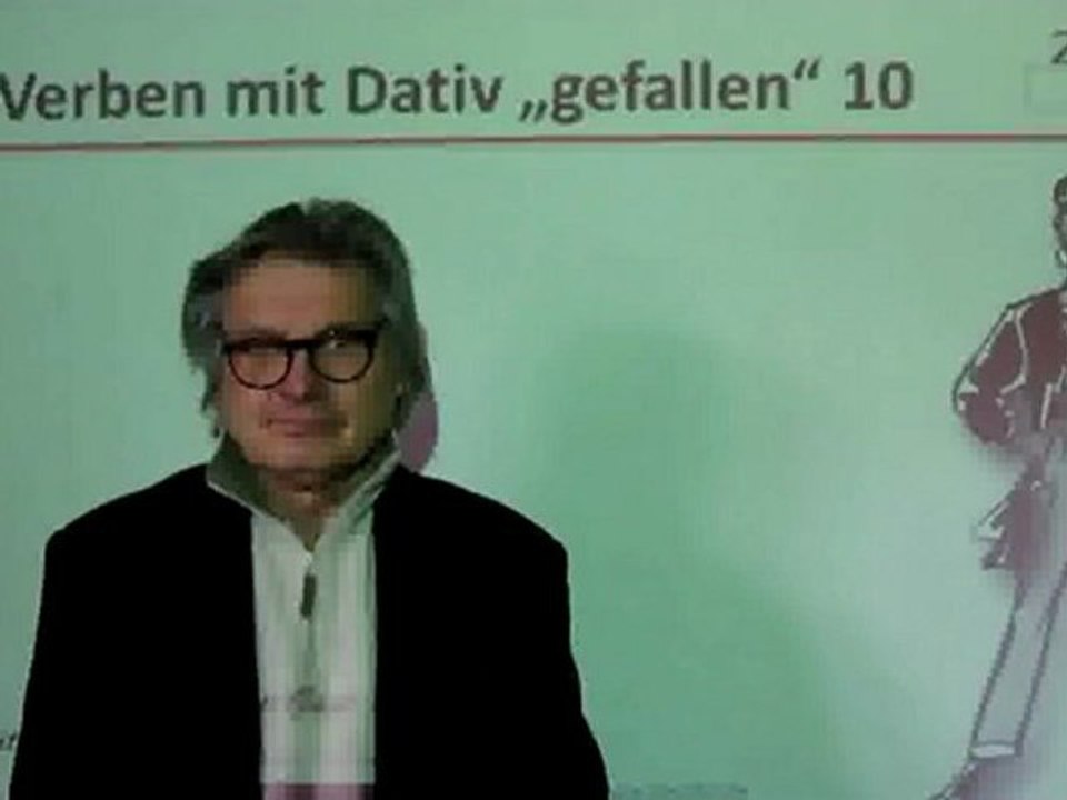 Deutsch lernen A1 Verben mit Dativ 'gefallen'