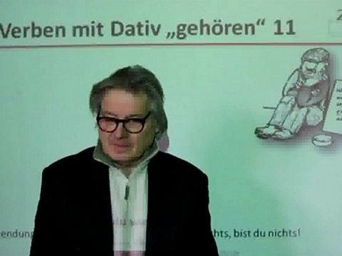 Deutsch lernen A1 Verben mit Dativ gehören