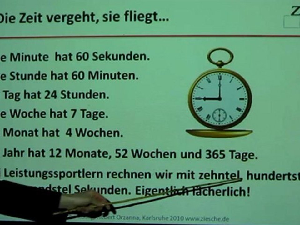 Deutsch lernen A1 Die Zeit vergeht. Sie fliegt davon.