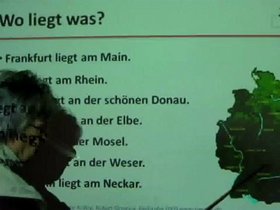 Deutsch lernen A1Wo liegt was Flüsse,Städte