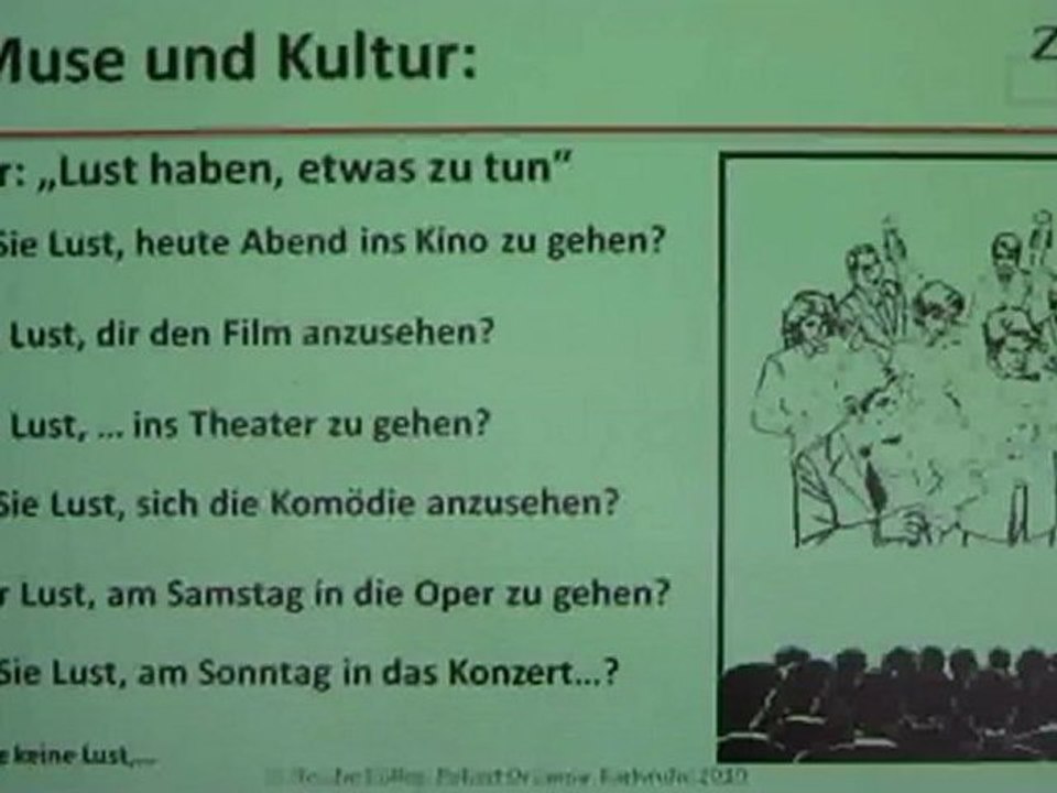 Deutsch lernen A1 Muse und Kultur