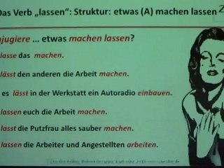 Deutsch lernen A1 Das Verb "lassen"