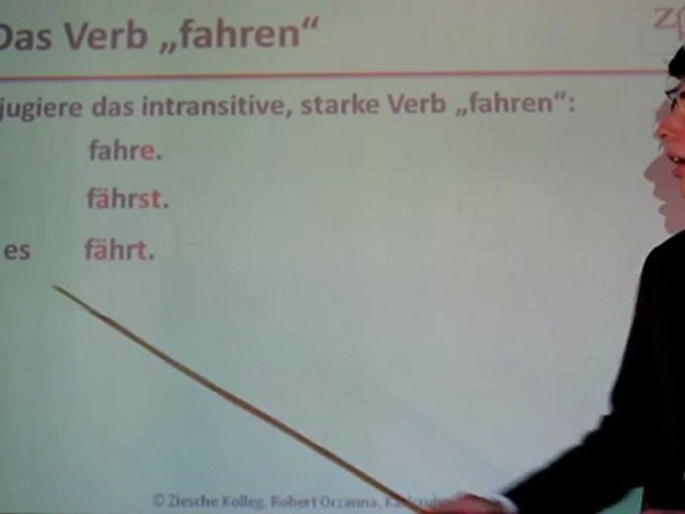 Deutsch lernen a1 - das verb "fahren"