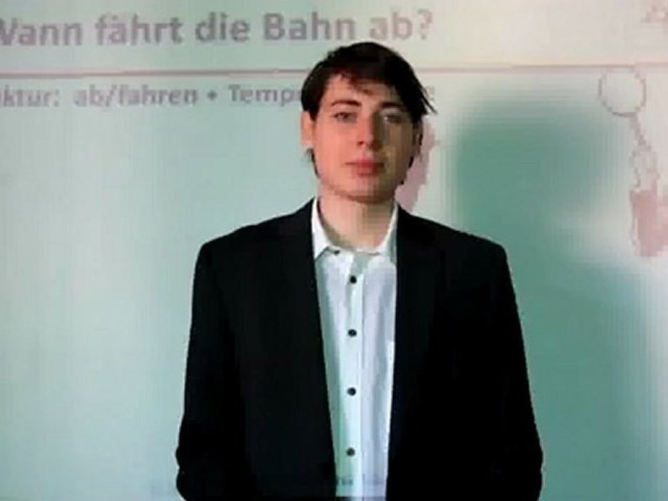 Deutsch lernen A1 - Wann fährt die Bahn ab?