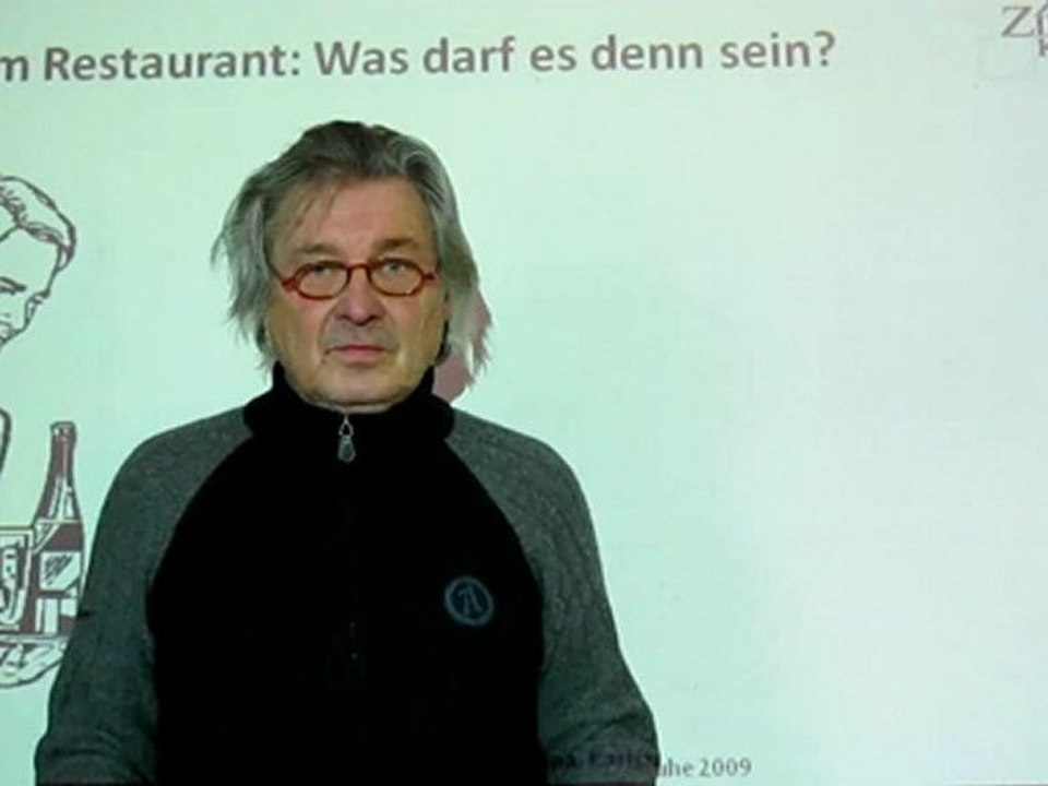 Deutsch lernen A1 - Im Restaurant 01