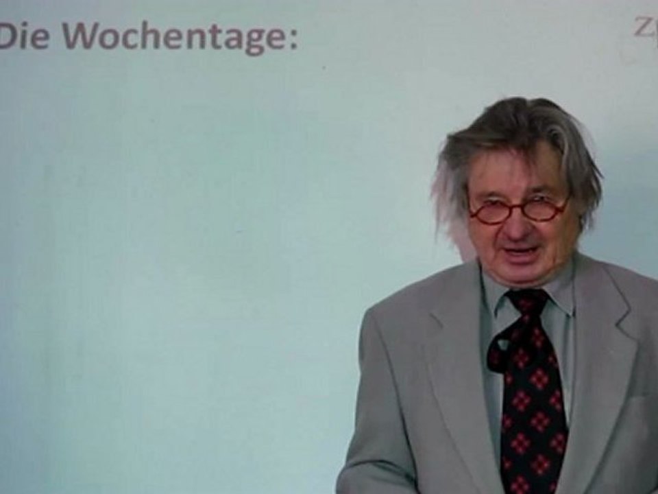 Deutsch lernen A1 - Wochentage / Ordnungszahlen