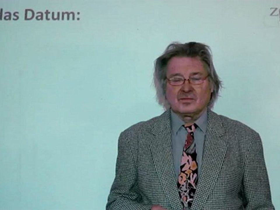 Deutsch lernen A1 - das Datum / Welcher Tag...?