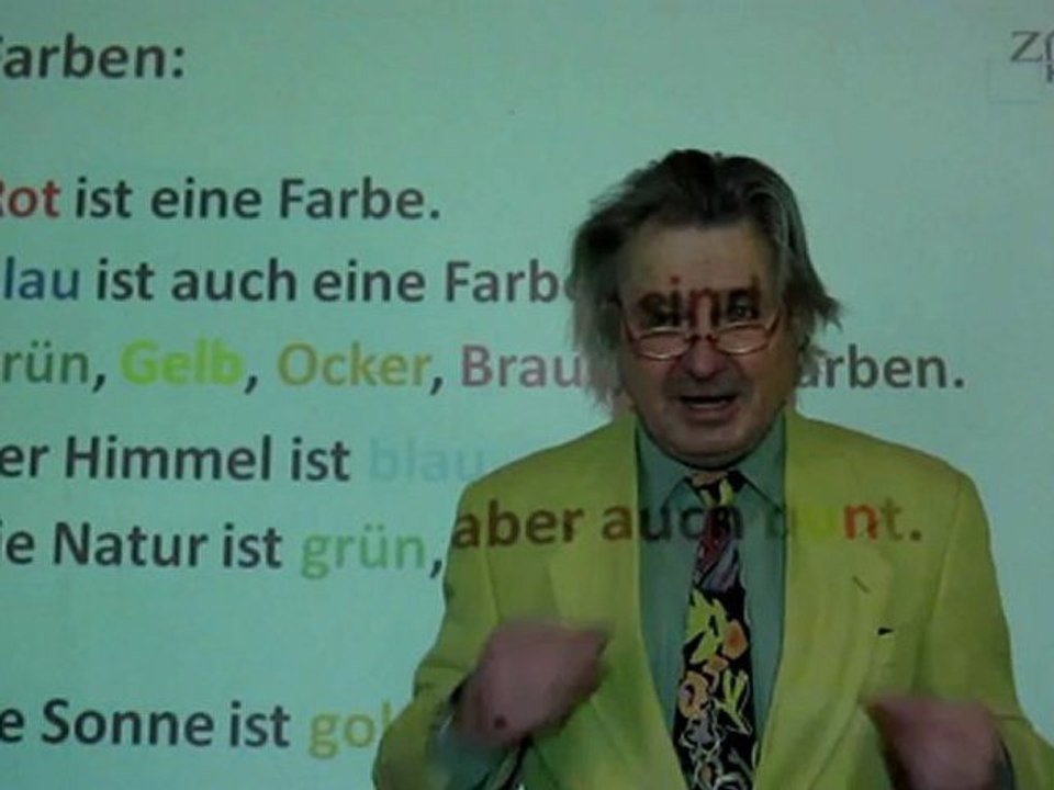 Deutsch lernen A1 - die Farben