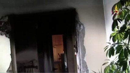 Avellino - Deflagrazione a seguito di una fuga di gas (12.06.12)