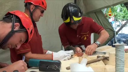 Mirandola (MO) - Terremoto - Recupero statua Madonna (12.06.12)