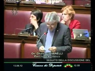 Giovanelli - Corruzione - Legge è passo avanti (13.06.12)