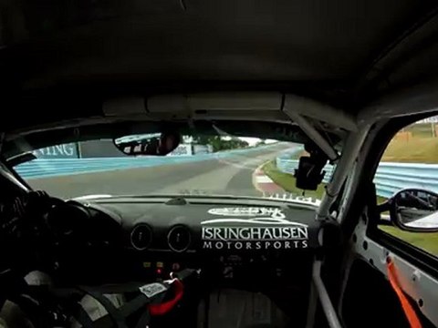 Dan Clarke Watkins Glen ITC Rnd 5 2012 - Boomerang Bay Mixers Isringhausen Motorsports Porsche Cayman S