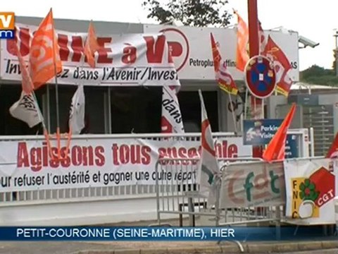 Redémarrage de la raffinerie Petroplus de Petit-Couronne