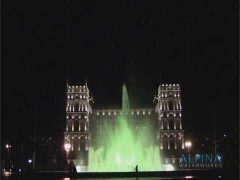 Семь красавиц 004. Музыкальный фонтан в Баку