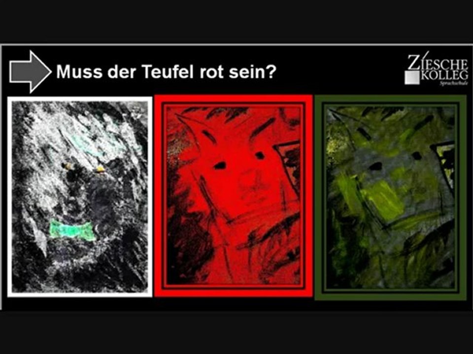 Kunst am Kolleg S.04 Muss der Teufel rot sein