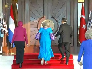 Hollanda Kraliçesi Beatrix, Çankaya Köşkü'nde