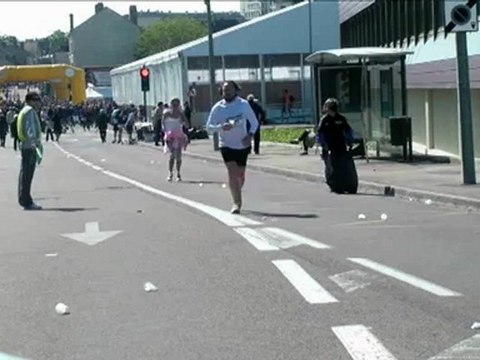 Semi Marathon Troyes 2012 Cam Fixe passage de 1h41 à 1h43