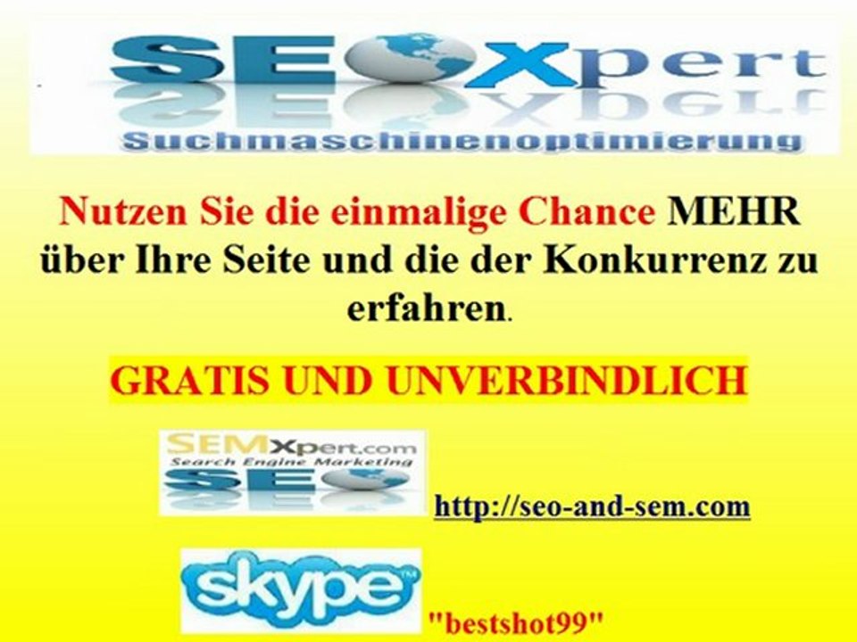 SEO Report - Ihr SEO Website Check