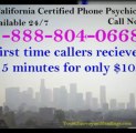Best Cheap California Certified Phone Psychic Medium Readings