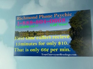 Richmond Phone Psychic Medium Readings & Dating