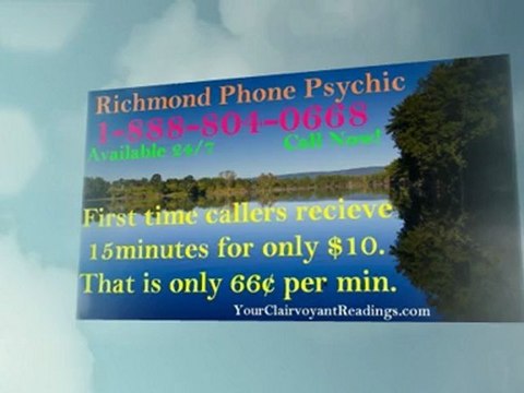 Richmond Phone Psychic Medium Readings & Dating