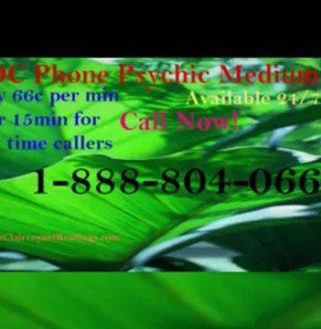 Open 24 Hours DC Phone Psychic Medium Readings
