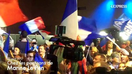 Cris de joie et larmes chez les militants