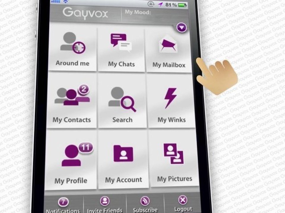 Gayvox, l'application Iphone et Android