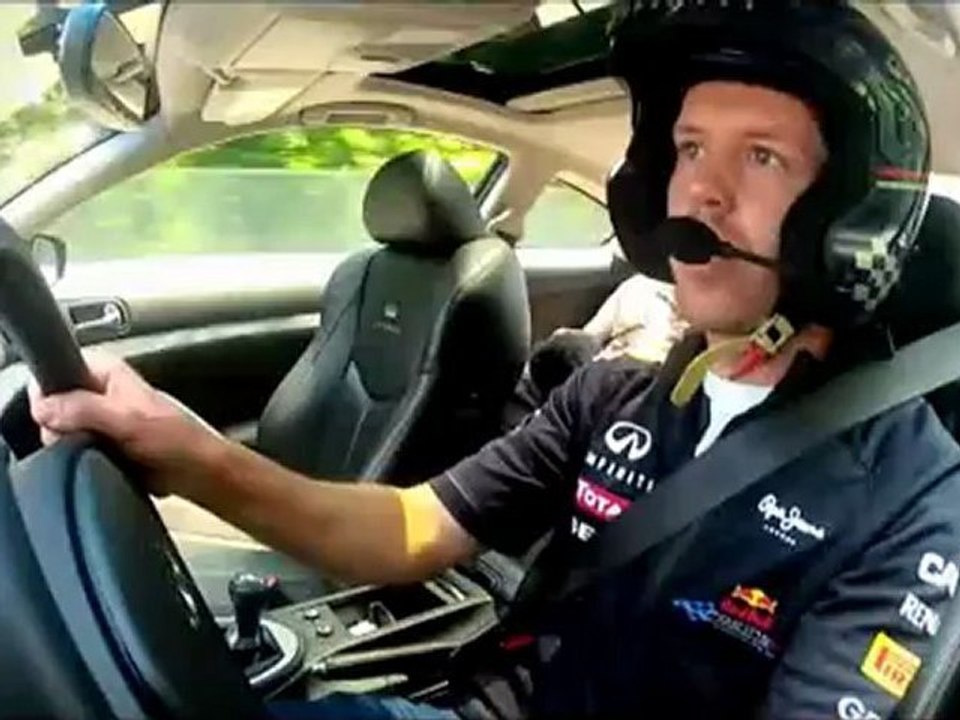 F1 - Vettel prova il circuito del New Jersey