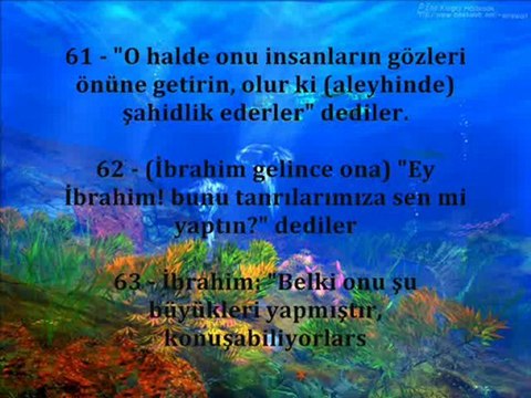 Elmalı Muhammed Hamdi Mealli Enbiya Suresi