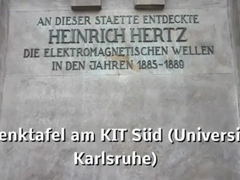 A1-A2 Hören und Lesen Gedenktafel für H. Hertz