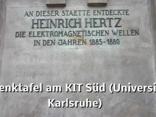 A1-A2 Hören und Lesen Gedenktafel für H. Hertz