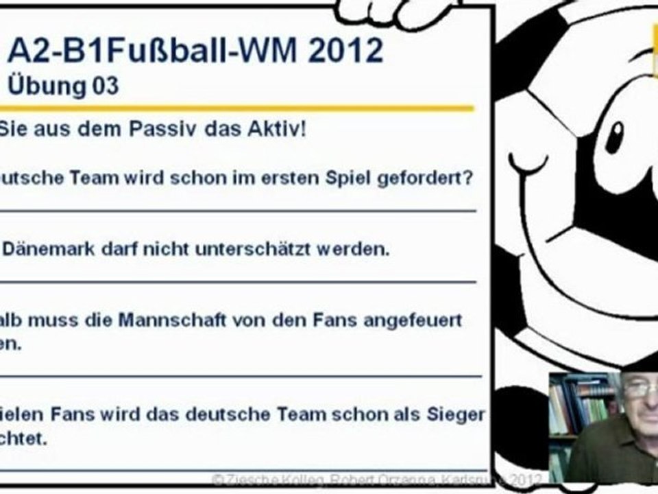 A2-B1 Kap. 16 Grammatik  Üb.03 EM Fußball 2012