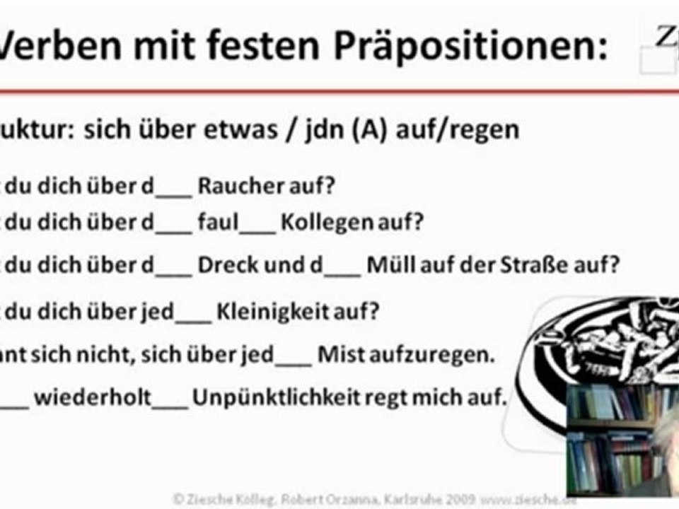 A1-B1 Grammatik Verben mit festen Präpositionen Üb.03